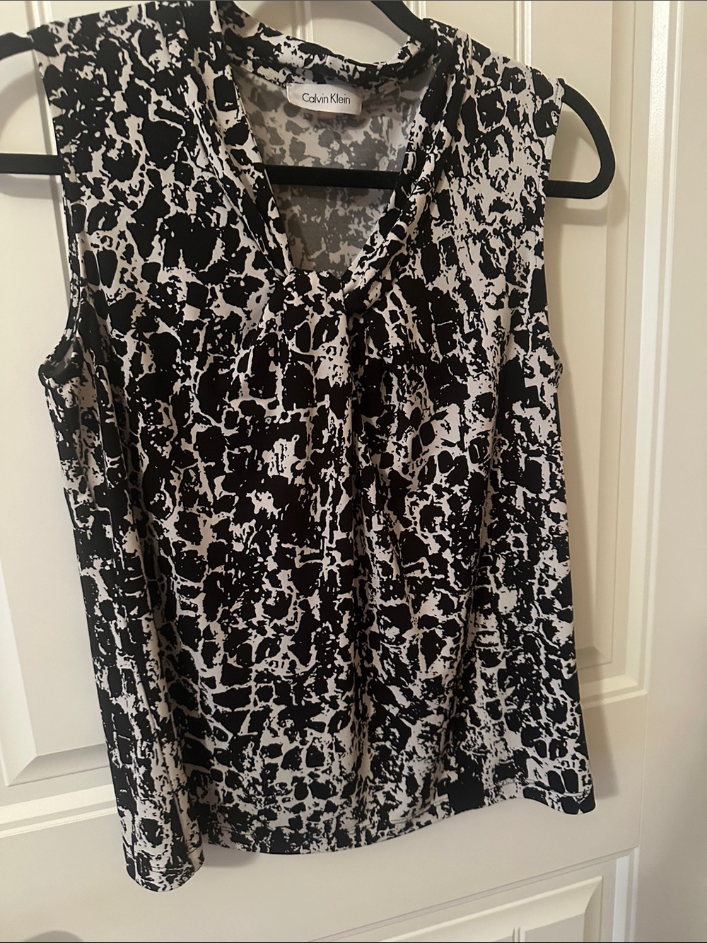 Calvin Klein classic black and white top